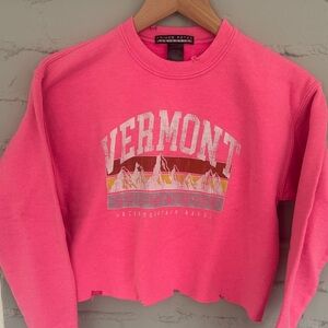 Prince Peter Pink Vermont Cropped Sweatshirt